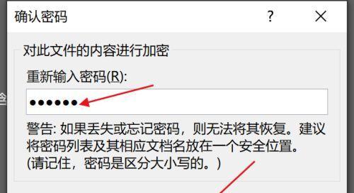 文件设置密码保护的方法（保护文件安全）  第3张